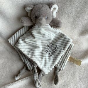 MTY International Plush Elephant Lovey My 1st Easter Rattle Security Blanket Toy